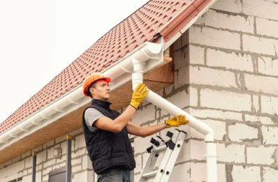 Pose et remplacement de gouttières à Bayet